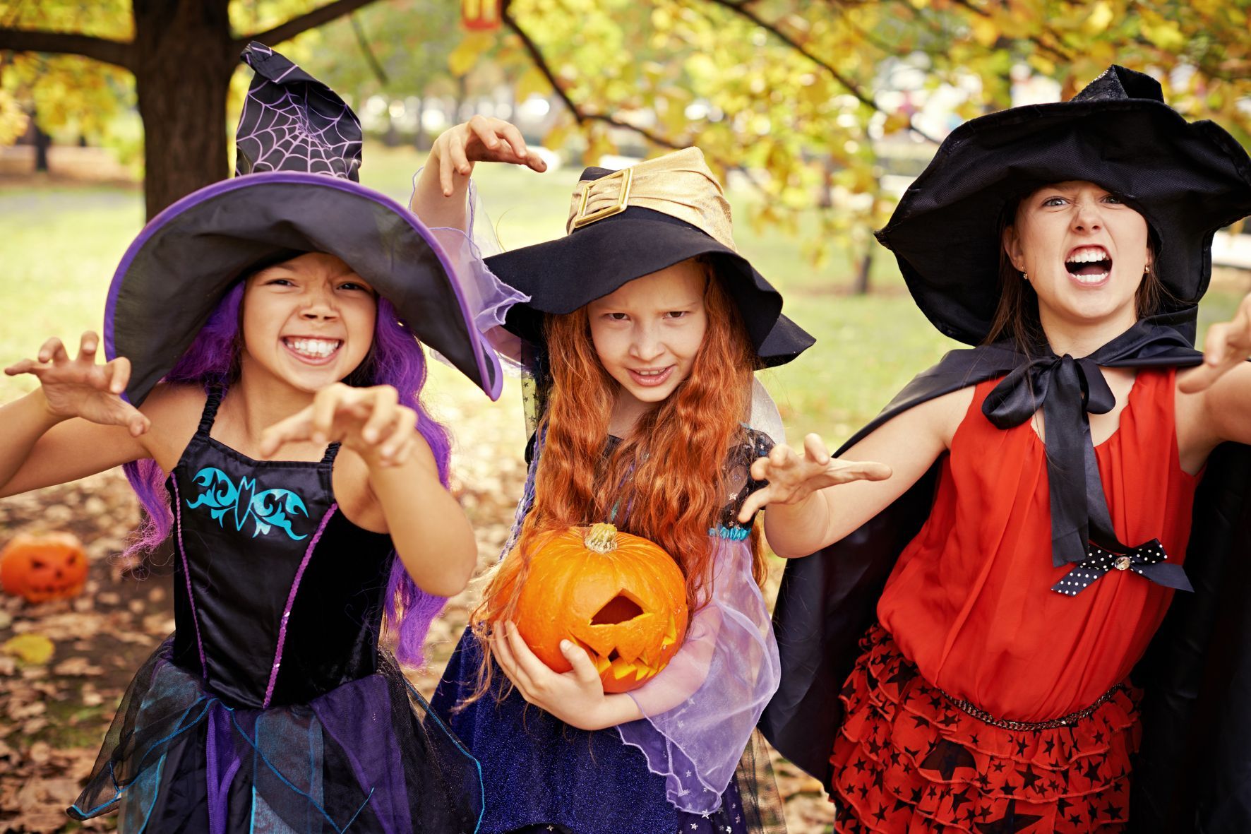 Kids trick or treating in south florida