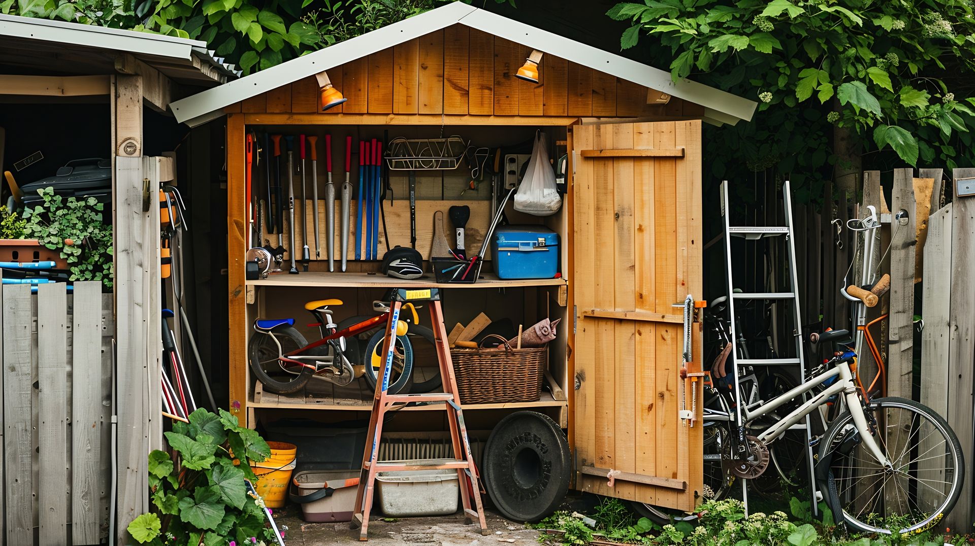 messy shed