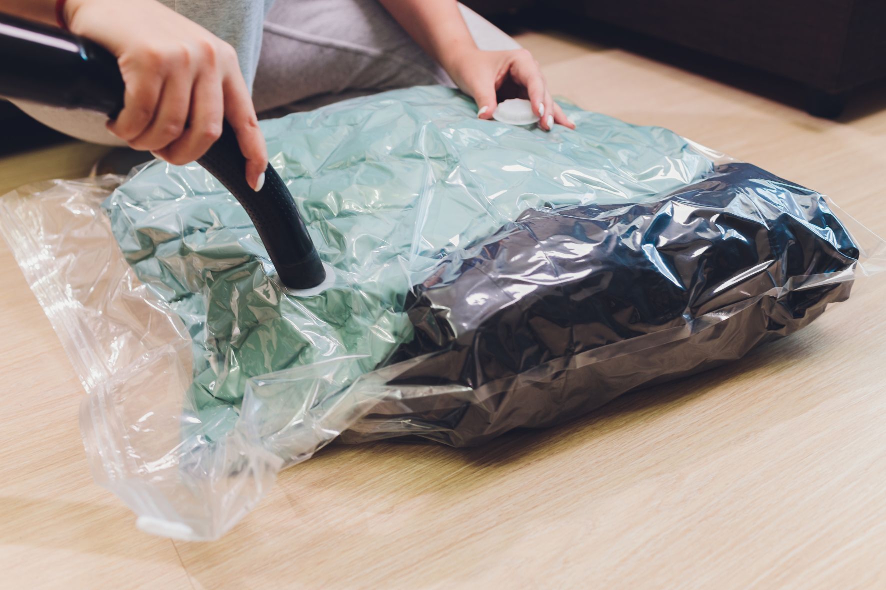 Vacuum sealed storage bag