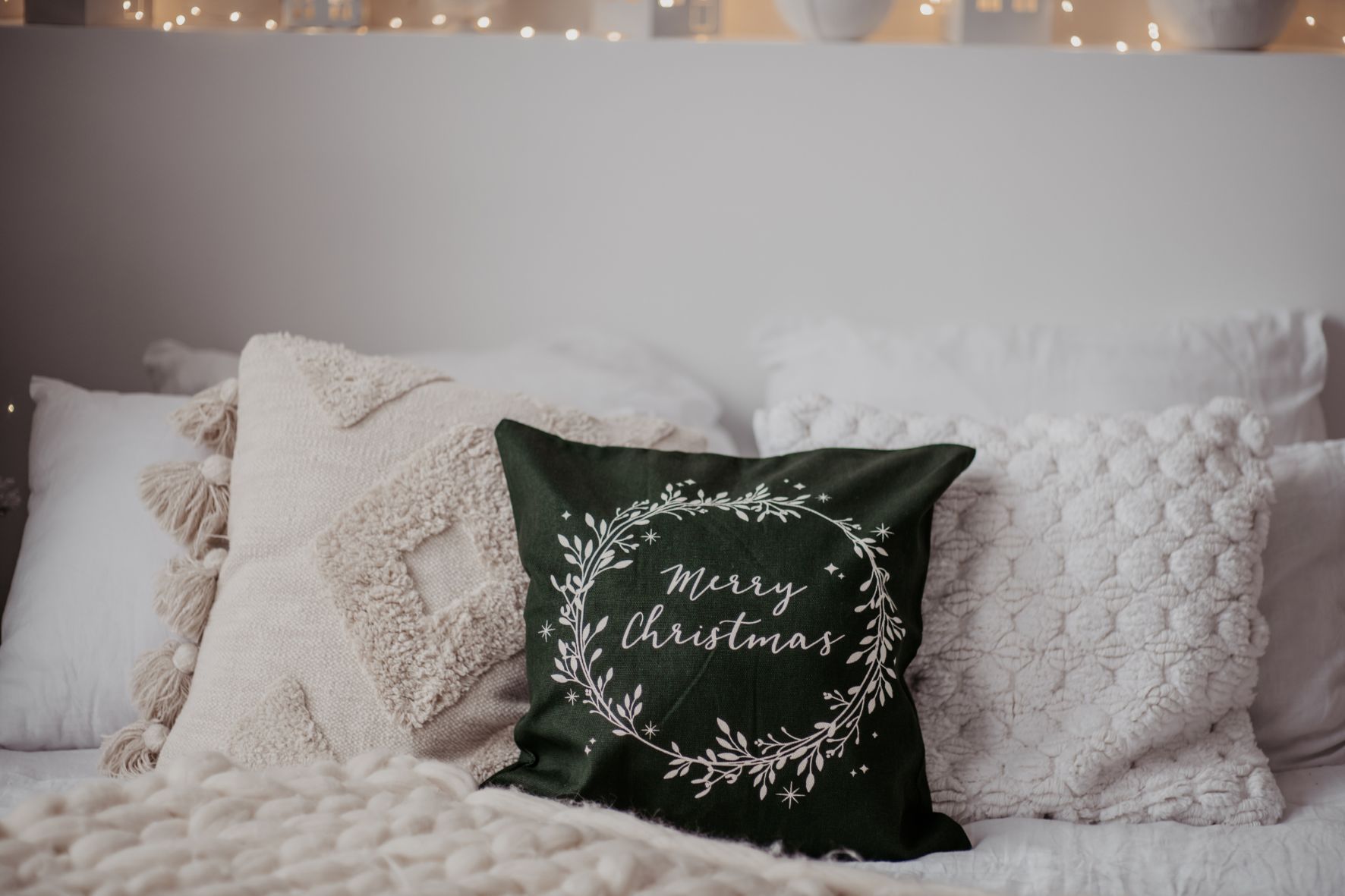 festive bedroom decor