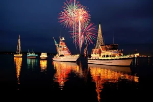 Christmas boat parade in florida