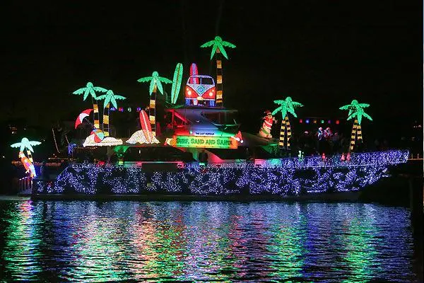 boat parade in cocoa beach