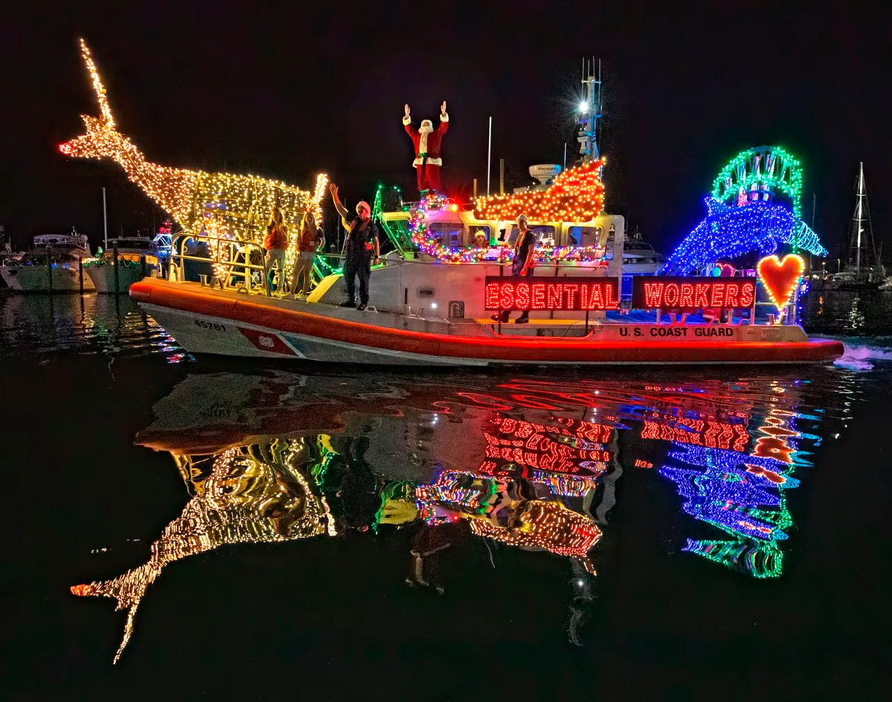 Christmas boat parade in florida