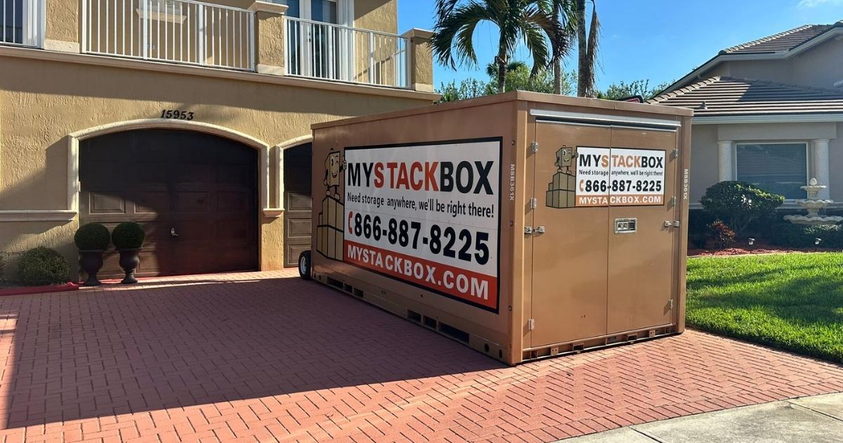 My Stack Box storage pod in florida