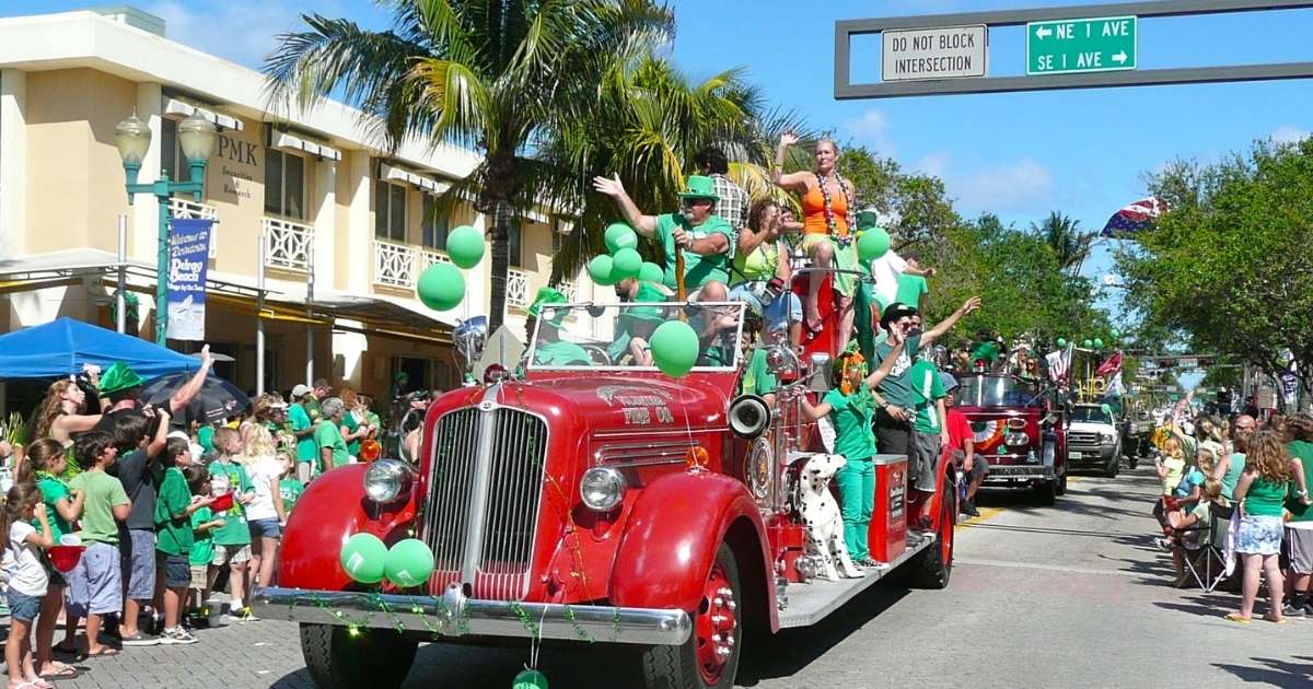 St patricks day parade in south florida