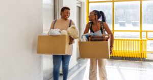 Moving out of college dorm