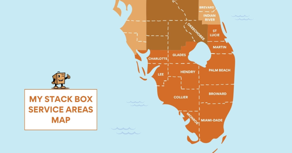 My Stack Box service area map