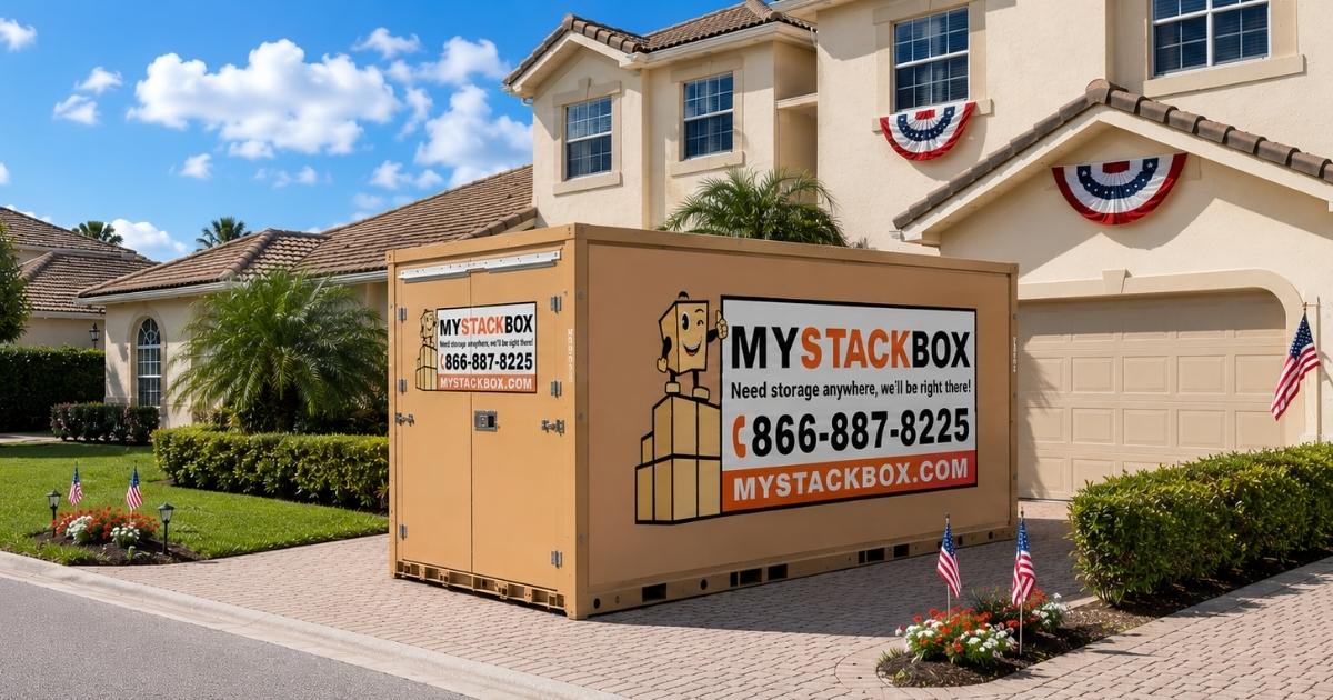 My Stack Box south florida driveway